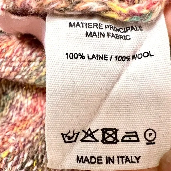 Vanessa Bruno Sissi Popcorn Wool Crew Neck Sweater luxury boho womens Size L - Picture 11 of 11